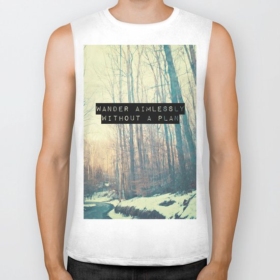 Wander Aimlessly Biker Tank