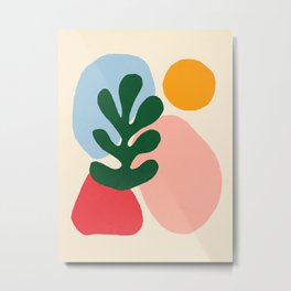 Wildlife | Cutouts by Henri Matisse Metal Print | Minimal, Vintage, Wild, Colorful, Cut Outs, Flowers, Cutout, Nature, Shapes, Abstract 