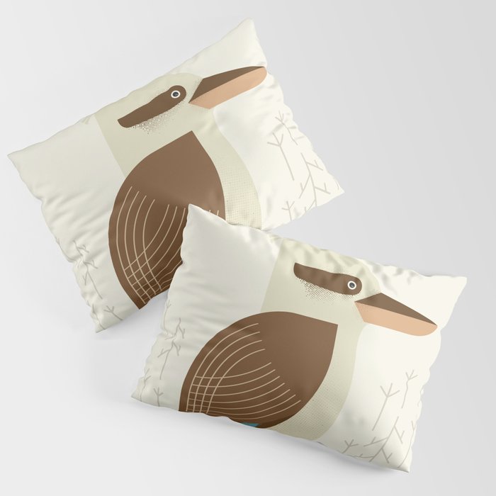 Laughing Kookaburra, Bird of Australia Pillow Sham