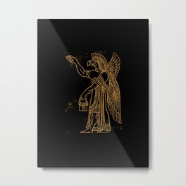 Ancient Bird Man Metal Print | Birds, Digital, Bird, Graphicdesign, Ancient, Mystic, Pop Art, Wikka, Goddess, Alien 