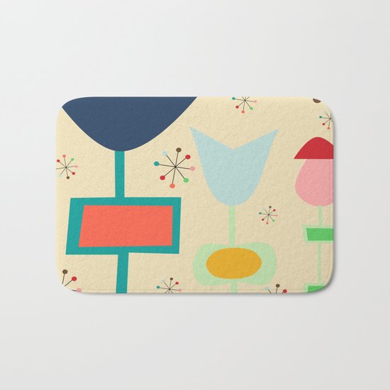 Mid Century modern #1 Bath Mat
