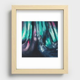 Abstract Reflections in Glass 3 Recessed Framed Print