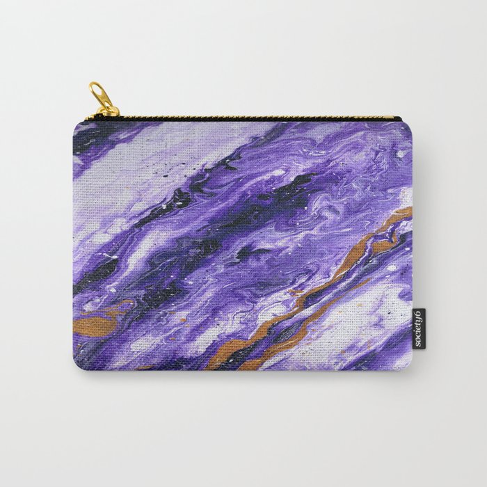 Chevron Amethyst 2 Carry-All Pouch