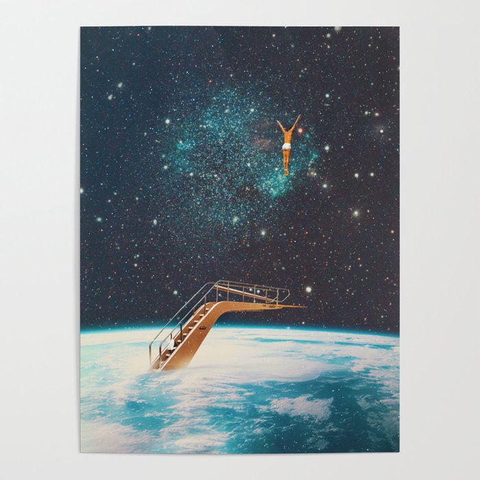Dive into a Fresh World Poster