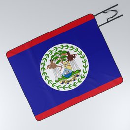 Flag of Belize Picnic Blanket