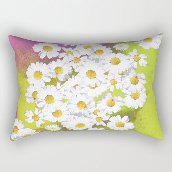 Fresh as a daisy Rectangular Pillow