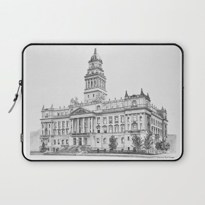 Wayne County Court House | Detroit Michigan Laptop Sleeve