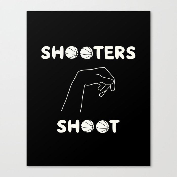 Shooters Shoot Canvas Print