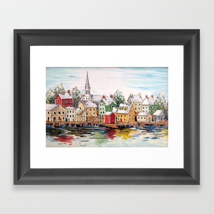 Portsmouth, New Hampshire Framed Art Print