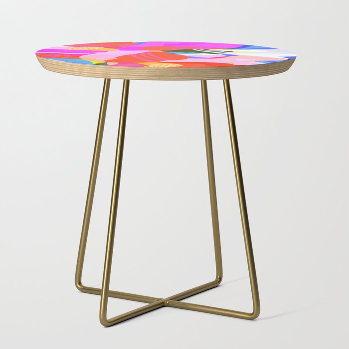 Abstract Florals I Side Table