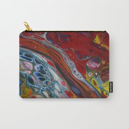 Cell magic Carry-All Pouch | Paint, Yellow, Painting, Texture, Abstract, Colorful, Wallpaper, Background, Blue, Vandalism 