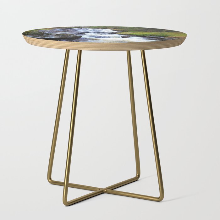 A Scottish Waterfall in Expressive Side Table