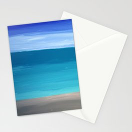 Abstract Sea Stationery Cards