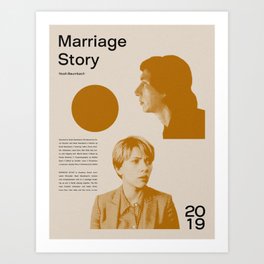 Marriage Story Poster Art Print