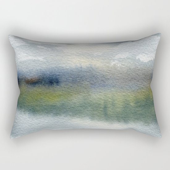 Watercolour Postcard Rectangular Pillow