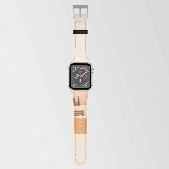 Mid century sunset Apple Watch Band