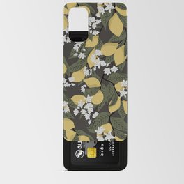 lemon village botanical pattern Android Card Case