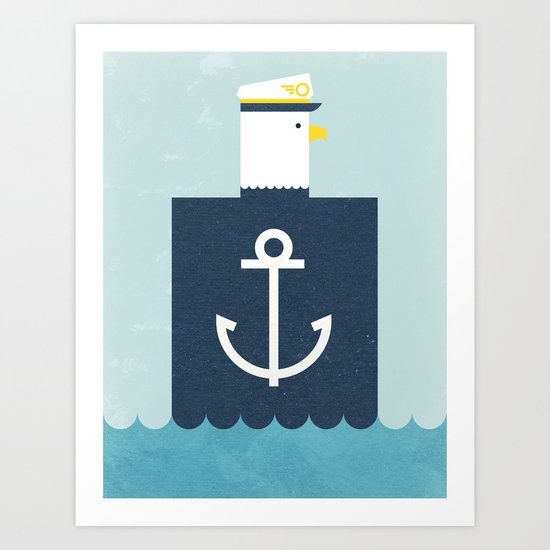 Eagle Captain Art Print