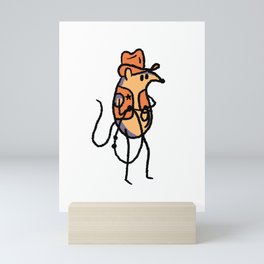 Cow Rat Mini Art Print