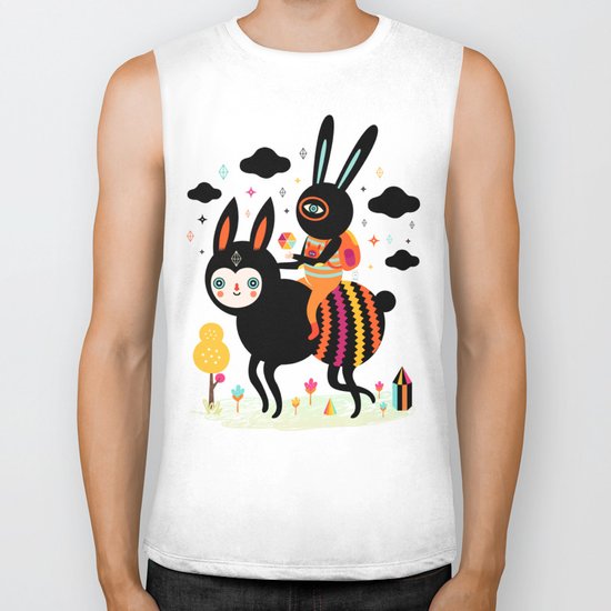Walking Away Biker Tank