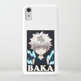 Killua BAKA iPhone Case | 808, Graphicdesign, Aloha, Watercolor, Assassin, Ink, Sticker, Digital, Killua, Power 