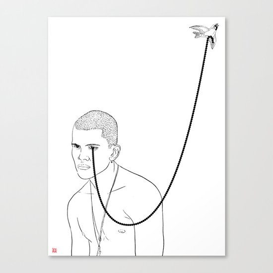 Please take my sorrow away! Canvas Print
