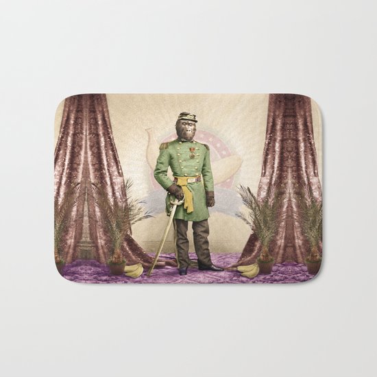 General Simian of the Glorious Banana Republic Bath Mat
