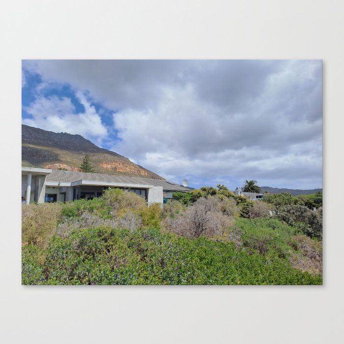 Cloudy skies and mountains  Canvas Print