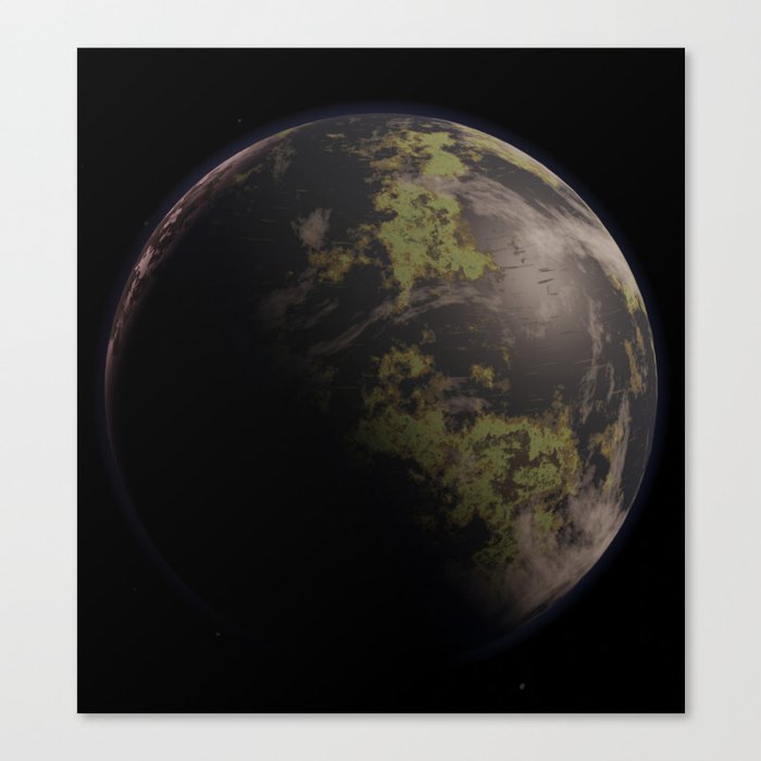 Alien Planet Canvas Print