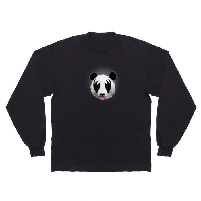 Kiss of a panda Long Sleeve T Shirt