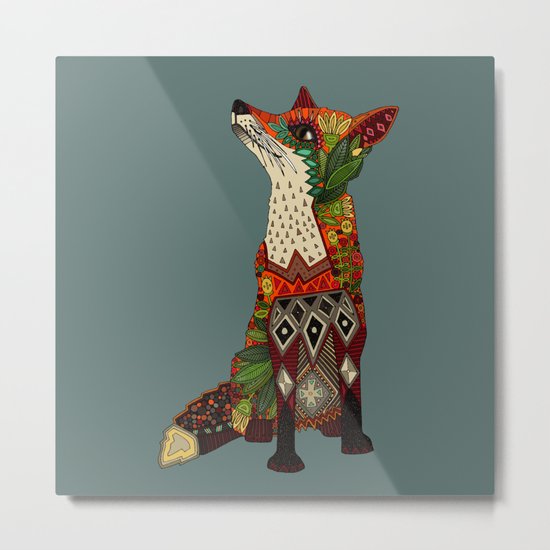 fox love Metal Print