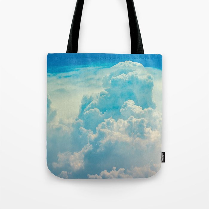 blue fluffy bag