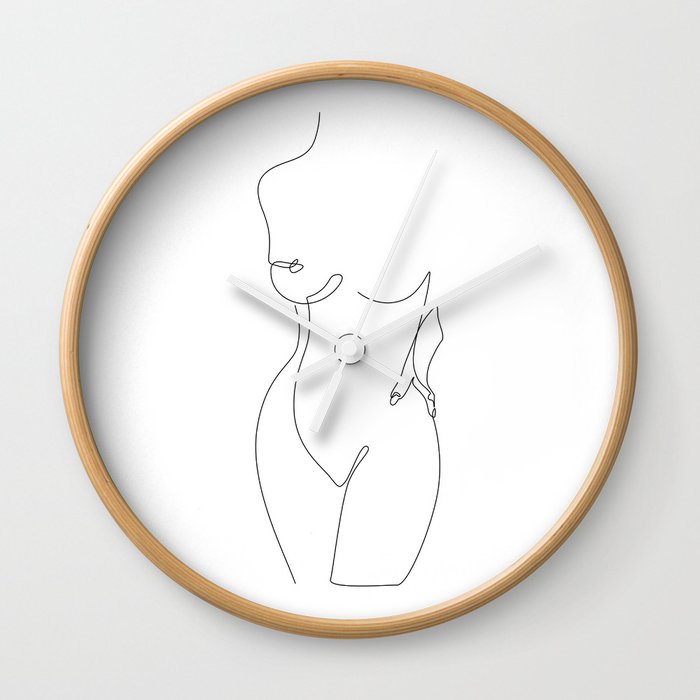 Body Nude Wall Clock