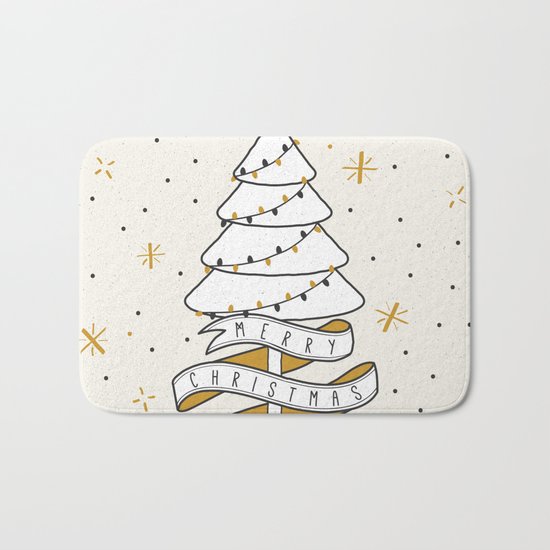 Merry Christmas To You Bath Mat