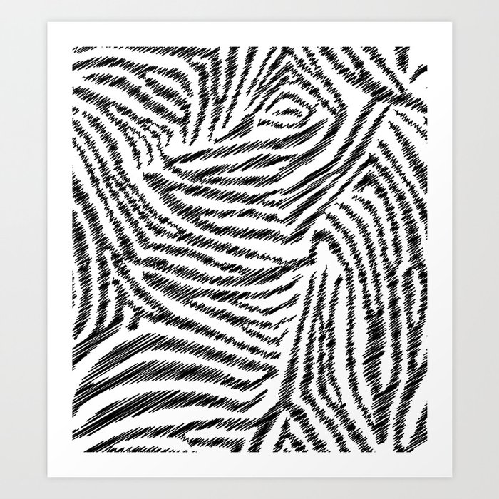 Animal Zibra Tm17076 Art Print By T Mong Society6