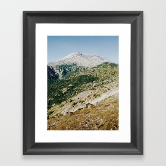 Mt St Helens Framed Art Print