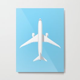 787 Passenger Jet Airliner Aircraft - Sky Metal Print | Aeroplane, Aircraft, 787, Jet, Airline, Graphicdesign, Plane, Airplane, Passengerjet 