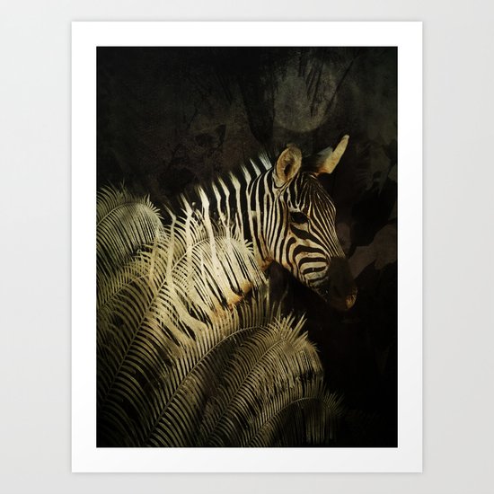 The Zebra Art Print