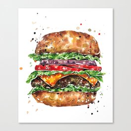 Hamburger Canvas Print