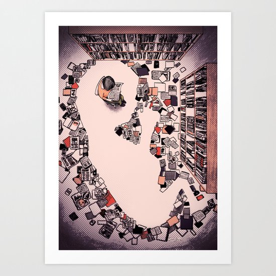 Parenting By the Book Art Print