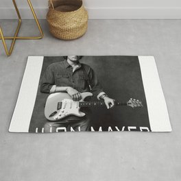 Jhon mayer with guitar Rug