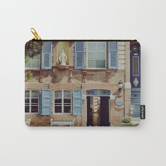 Blue Shutters in the Sun Carry-All Pouch