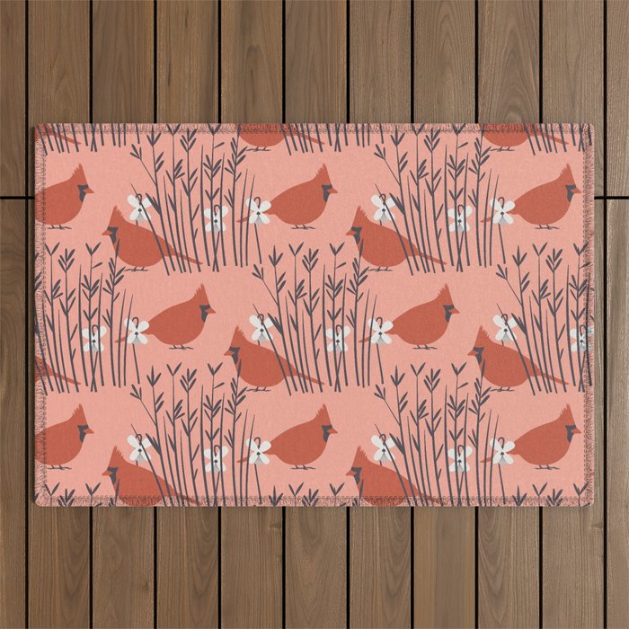 Northern Cardinal (Horizon) Outdoor Rug