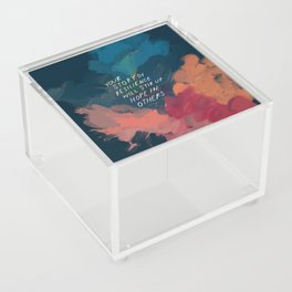 "Your Story Of Resilience Will Stir Up Hope In Others." Acrylic Box
