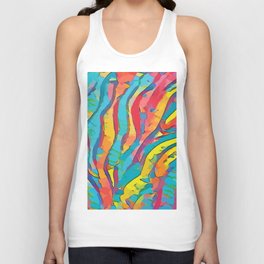 Rhythm of Life - Colorful waves Unisex Tank Top