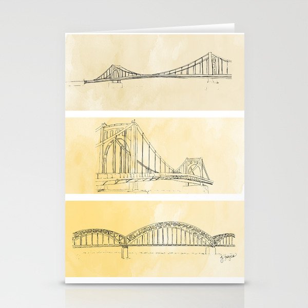 Pittsburgh Bridges Stationery Cards
