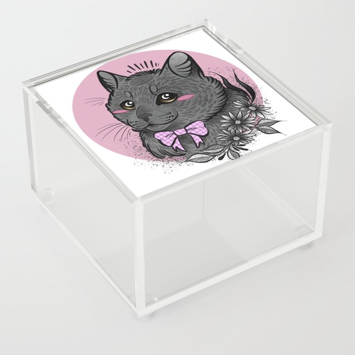Witch's kitty Acrylic Box