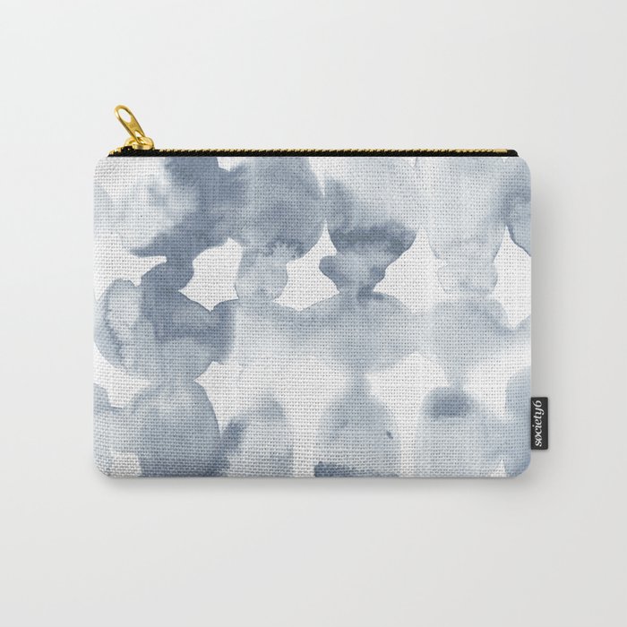 Dye Ovals Blue Fog Carry-All Pouch