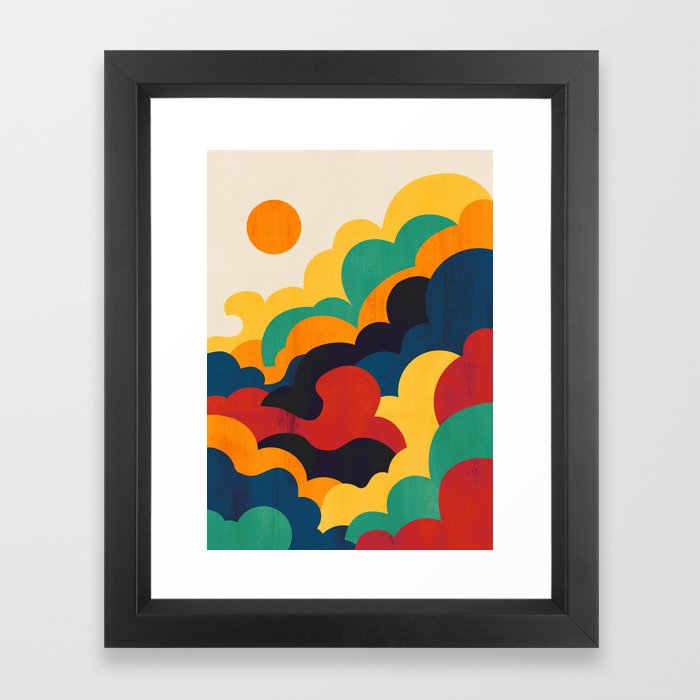 Cloud nine Framed Art Print