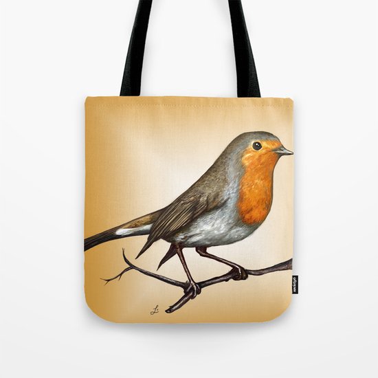 Robin bird Tote Bag